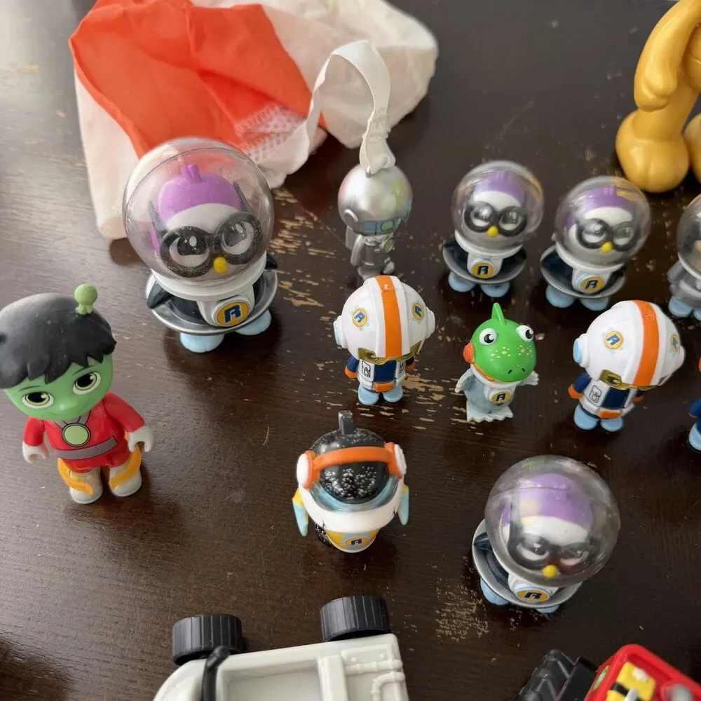 Ryan’s World Figures Lot 58 Pieces Red Titan Pandas Robots Helmet Astronauts
